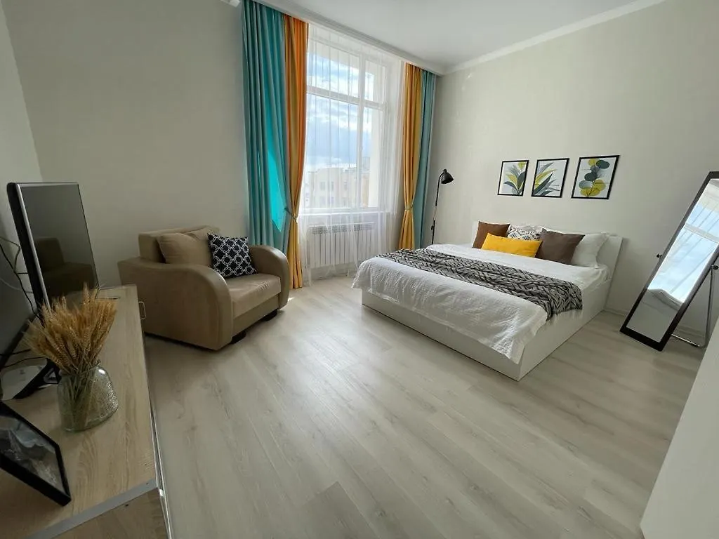 Expo New Life Просторные Апартаменты С Видом На Expo Taldykol Apartment